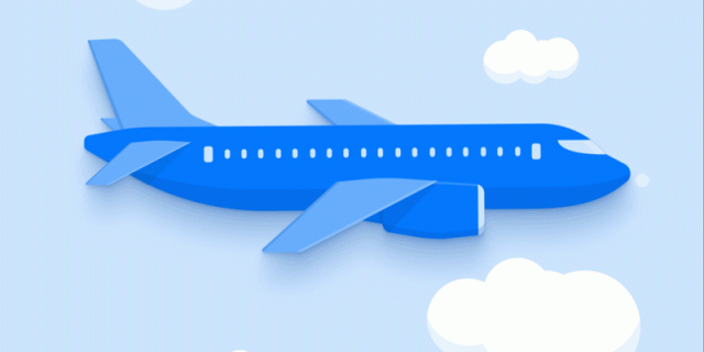 airplane flying